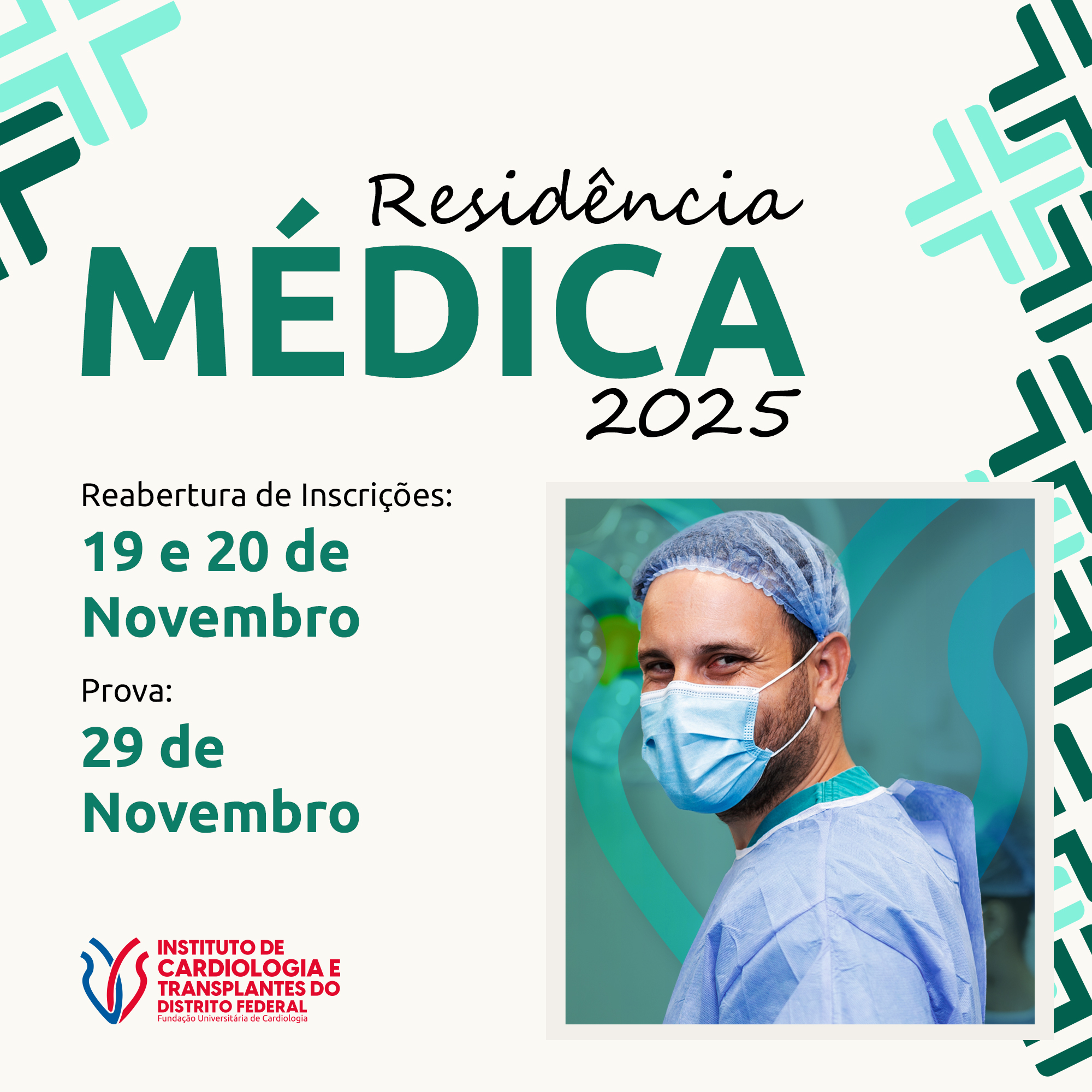 ATENÇÃO: Reabertura das Inscrições da Residência Médica