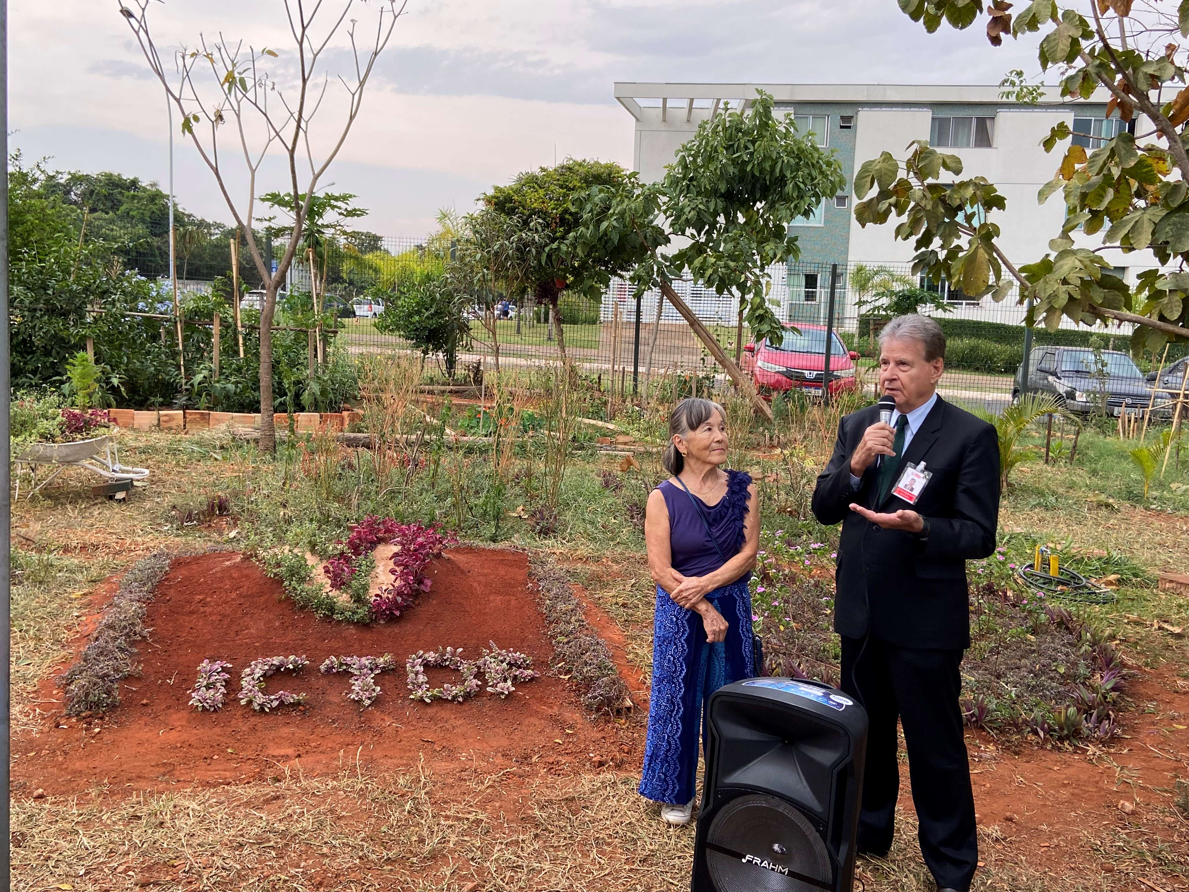 ICTDF inaugura espaço na Horta Comunitária do Sudoeste