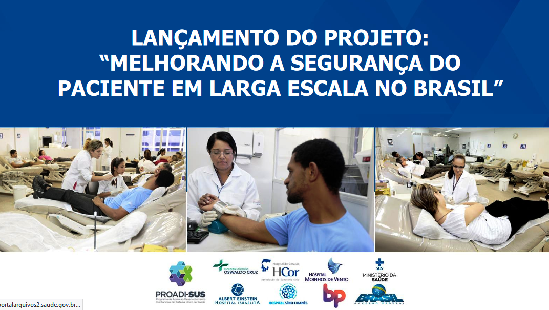 ICDF é selecionado em projeto que visa melhorar a segurança do paciente no Brasil