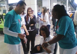 ICDF realizou campanha "Eu sou 12 por 8" no aeroporto de Brasília